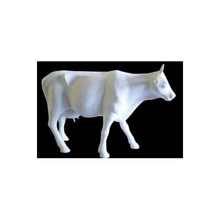 Animaux de la ferme Figurine Vache cow white 32cm Art in the City 80600
