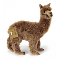 Animaux sauvage Lama brun 35cmh/30cml peluche animalière -6028