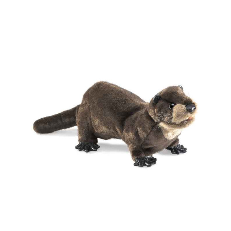 Marionnette peluche, Loutre de rivière -2266