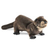 Marionnette peluche, Loutre de rivière -2266