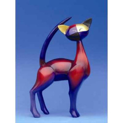 Animaux-Bois-Animaux-Bronzes.com propose Le Chat Quincy W, QR01