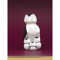 Animaux-Bois-Animaux-Bronzes.com propose Le Chat Quenell W, GW06
