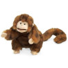 Marionnette peluche, Singe brun -2123