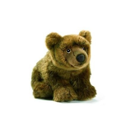 Animaux-Bois-Animaux-Bronzes propose Ours brun 33cml peluche animalière -71199