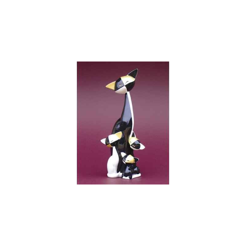 Animaux-Bois-Animaux-Bronzes.com propose Le Chat Quincy et Quinta Quiana Questa W, GW02