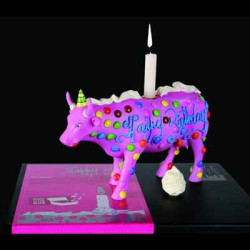 Figurine Statuette Vache Happy Birthday Art in the City - 84201