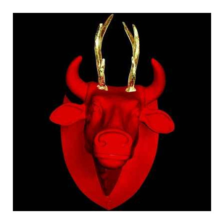 Figurine Statuette Vache Merry Christmas Art in the City - 80983