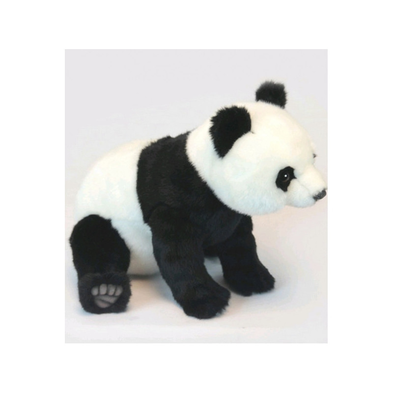 Animaux-Bois-Animaux-Bronzes propose Panda assis 24cmh/40cml peluche animalière -6540