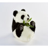 Animaux-Bois-Animaux-Bronzes propose Panda couché sur le dos 19cmh/25cml peluche animalière -6539