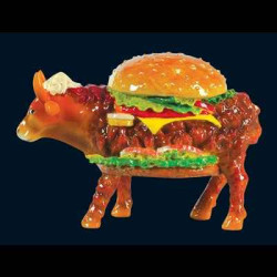 Figurine Statuette Vache Hamburger Art in the City - 84109