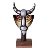 Décoration animaux en verre Taureau édition limitée animaux Mats Jonasson -68039