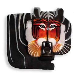 Décoration animaux en verre Tigris i édition limitée animaux Mats Jonasson -68051