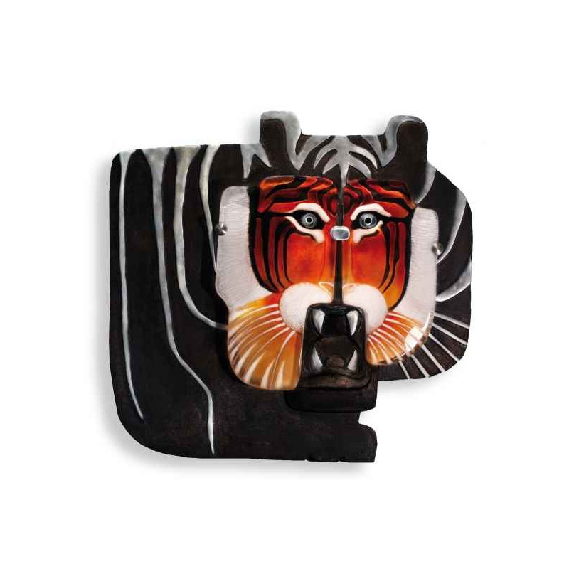 Décoration animaux en verre Tigris i édition limitée animaux Mats Jonasson -68051