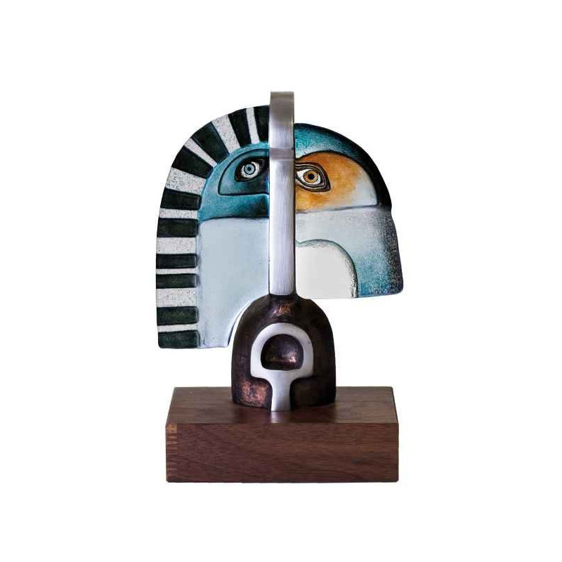 Décoration Statuette en verre Ramsès édition limitée Mats Jonasson -68034