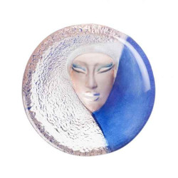 Décoration animaux en verre Batzeba , bol , bleu Mats Jonasson -55984