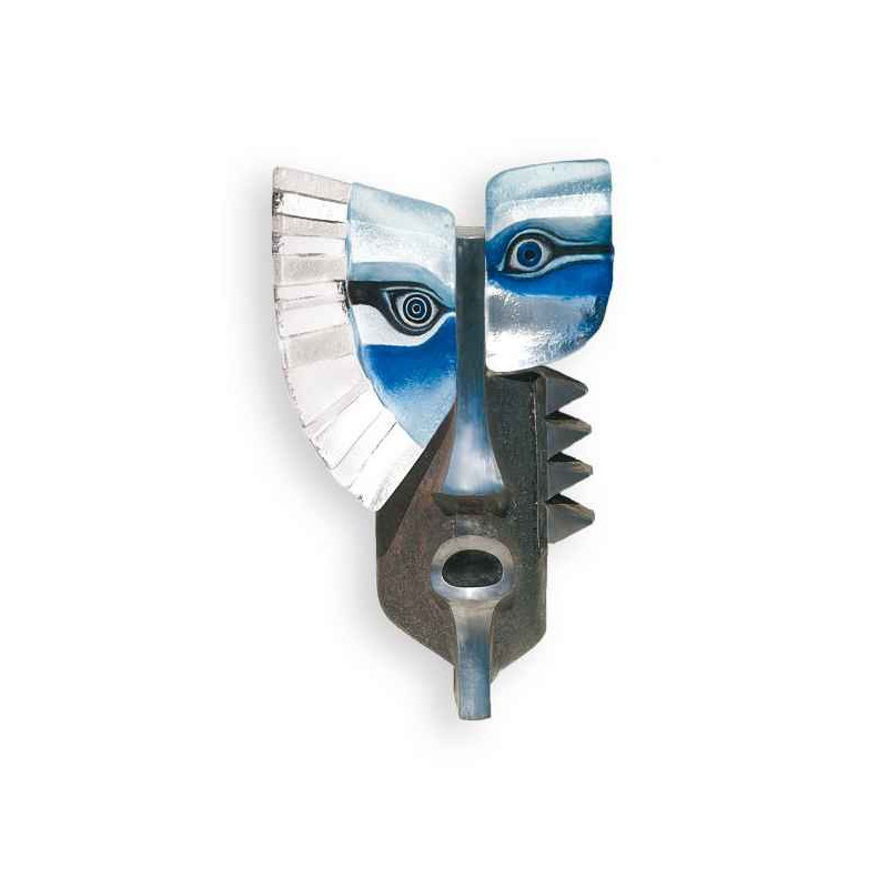 Décoration Statuette en verre Rurik , bleu édition limitée Mats Jonasson -68005