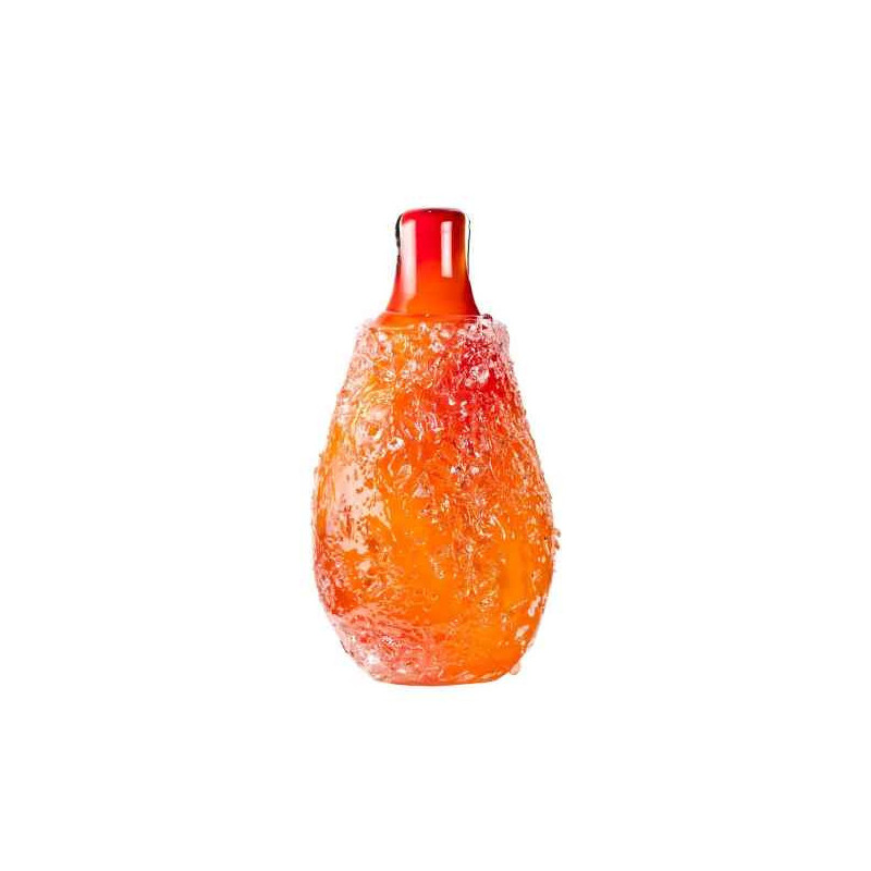 Objet de collection en verre Vase fw 2012 ii , grand , orange 99 pcs Mats Jonasson -44100 dans animaux-bois-animaux-bronzes