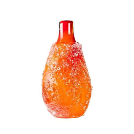 Objet de collection en verre Vase fw 2012 ii , grand , orange 99 pcs Mats Jonasson -44100 dans animaux-bois-animaux-bronzes