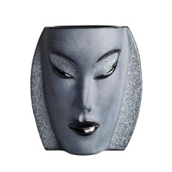 Objet de collection en verre Cléopâtre, vase , noir Mats Jonasson -44038 dans animaux-bois-animaux-bronzes