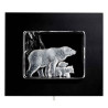 Décoration animaux en verre Ours blanc Mats Jonasson -63048