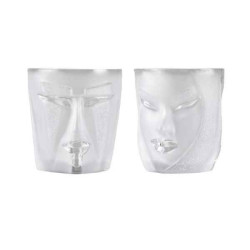 Objet de collection en verre Tambour , 2-pack electra kubik, petite clair Mats Jonasson -42026 dans animaux-bois-animaux-bronzes