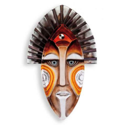 Décoration Statuette en verre Portrait Totem , ltd ed / 29 pièces Mats Jonasson -68049