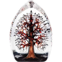 Objet de collection en verre Yggdrasil , rouge, petit Mats Jonasson -33980 dans animaux-bois-animaux-bronzes