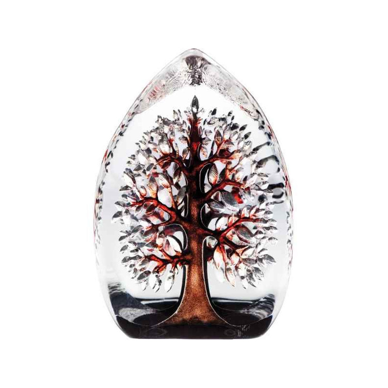Objet de collection en verre Yggdrasil , rouge, petit Mats Jonasson -33980 dans animaux-bois-animaux-bronzes