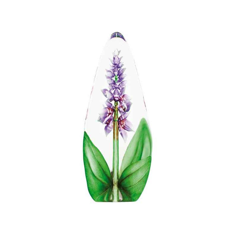 Objet de collection en verre Orchidée, pourpre Mats Jonasson -33820 dans animaux-bois-animaux-bronzes