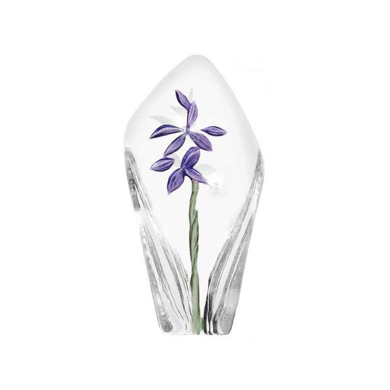 Décoration animaux en verre Celia , petit, bleu Mats Jonasson -34020