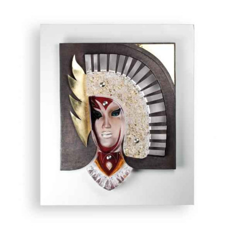 Décoration Statuette en verre Portrait Turandot édition limitée Mats Jonasson -68060