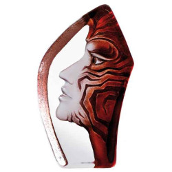 Décoration Statuette en verre Amazona , rouge Mats Jonasson -65125