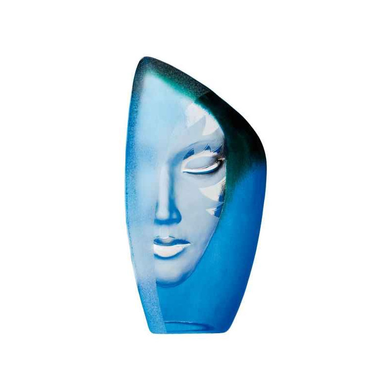 Objet de collection en verre Masquerade , bleu édition limitée Mats Jonasson -65833 dans animaux-bois-animaux-bronzes