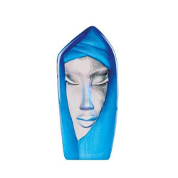 Objet de collection en verre Batzeba , bleu Mats Jonasson -65115 dans animaux-bois-animaux-bronzes