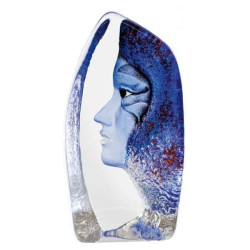Objet de collection en verre Dafne , bleu Mats Jonasson -65134 dans animaux-bois-animaux-bronzes