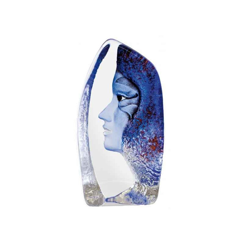 Objet de collection en verre Dafne , bleu Mats Jonasson -65134 dans animaux-bois-animaux-bronzes