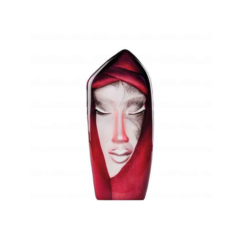 Décoration animaux en verre Batzeba , rouge Mats Jonasson -65116