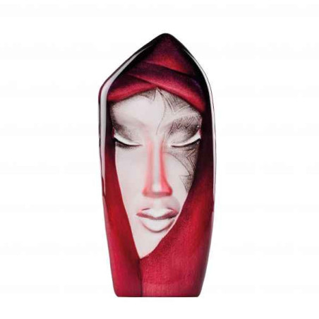 Décoration animaux en verre Batzeba , rouge Mats Jonasson -65116