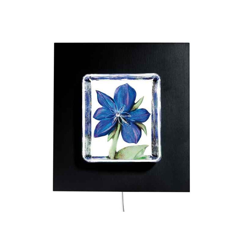 Objet de collection en verre Lily , bleu Mats Jonasson -63051 dans animaux-bois-animaux-bronzes