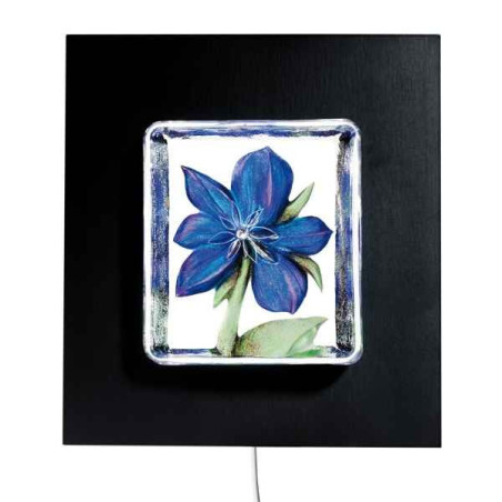 Objet de collection en verre Lily , bleu Mats Jonasson -63051 dans animaux-bois-animaux-bronzes
