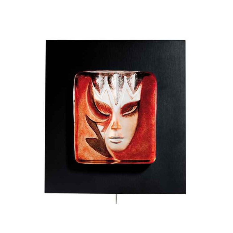 Décoration Statuette en verre Portrait Tamara , orange Mats Jonasson -63043