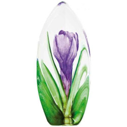 Objet de collection en verre Crocus , violet Mats Jonasson -33876 dans animaux-bois-animaux-bronzes