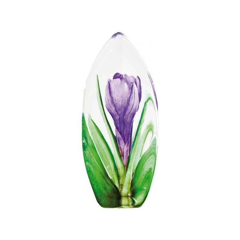 Objet de collection en verre Crocus , violet Mats Jonasson -33876 dans animaux-bois-animaux-bronzes