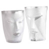 Objet de collection en verre Kubik , tambour + electra , verre , transparent, paquet de 2 Mats Jonasson -42014 dans animaux-bois