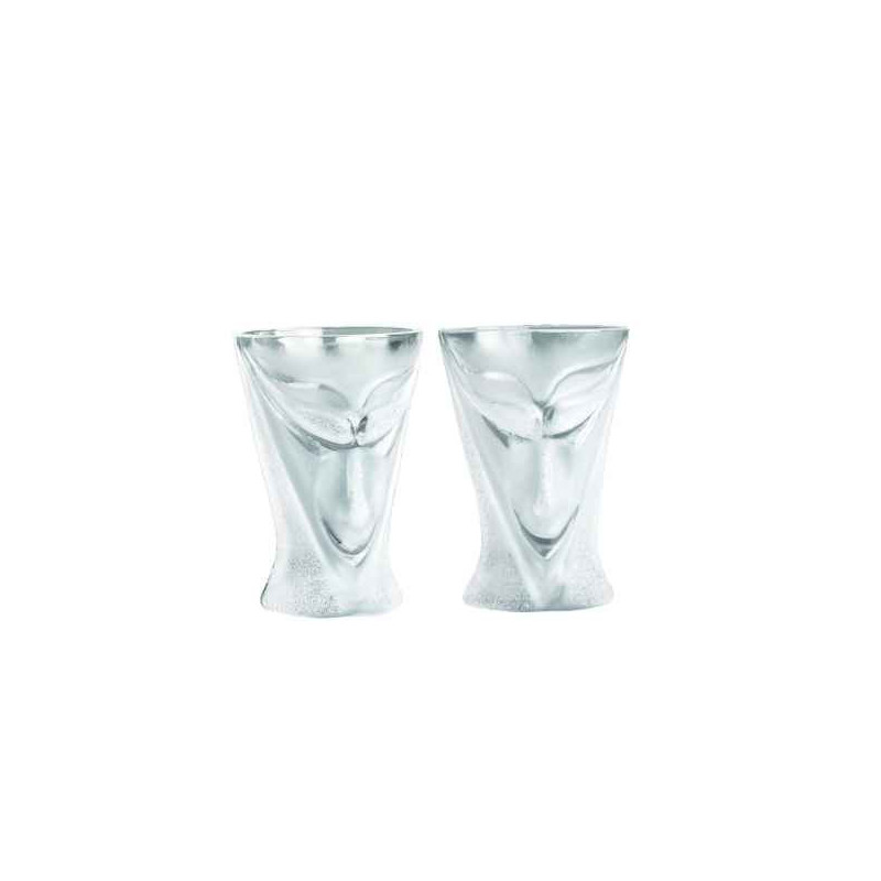 Décoration Statuette en verre Lucifer, schnaps , clair, 2-pack Mats Jonasson -42019