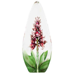 Objet de collection en verre Orchidée, rouge Mats Jonasson -33819 dans animaux-bois-animaux-bronzes