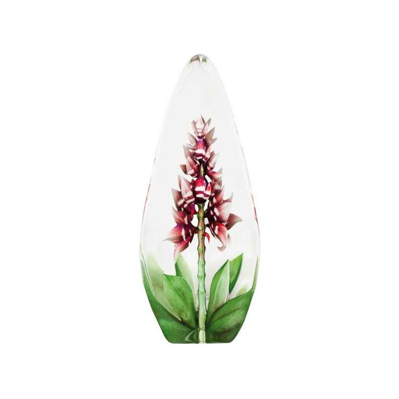Objet de collection en verre Orchidée, rouge Mats Jonasson -33819 dans animaux-bois-animaux-bronzes