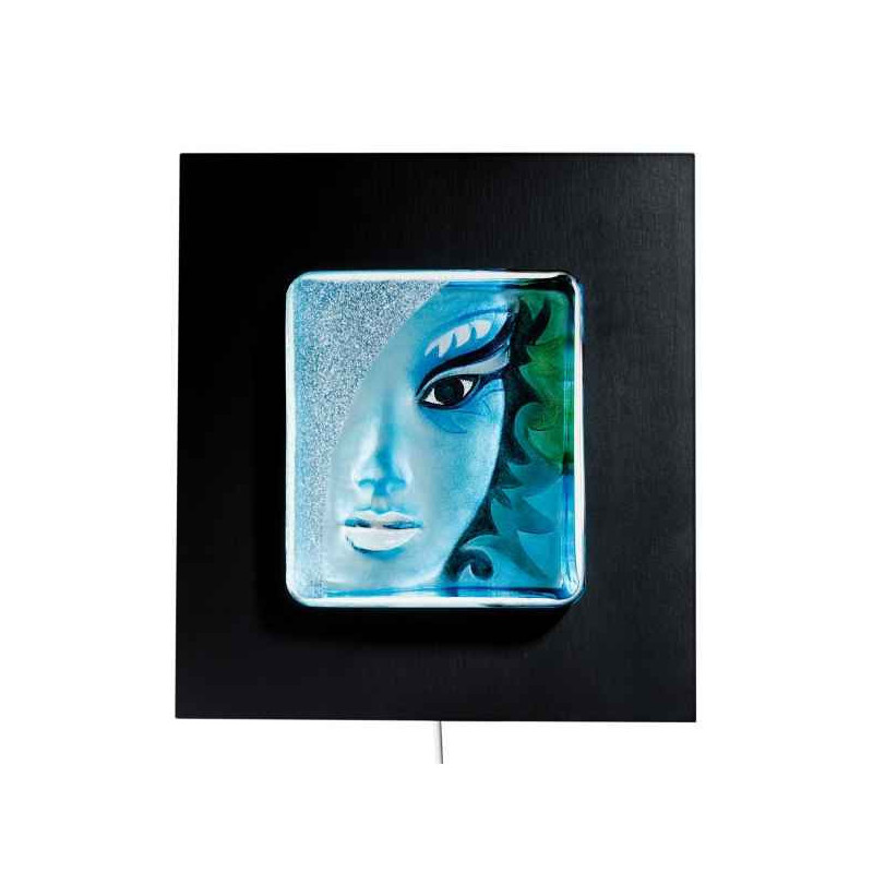 Décoration Statuette en verre Aphrodite , bleu Mats Jonasson -63039