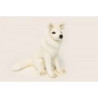 Animaux de la forêt Loup blanc assis peluche animalière -6320