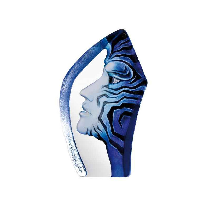 Décoration Statuette en verre Amazona , bleu Mats Jonasson -65124